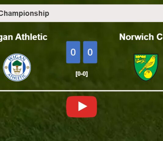 Wigan Athletic stops Norwich City with a 0-0 draw. HIGHLIGHTS