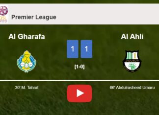 Al Gharafa and Al Ahli draw 1-1 on Friday. HIGHLIGHTS