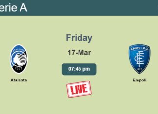 How to watch Atalanta vs. Empoli on live stream and at what time