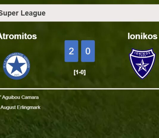Atromitos tops Ionikos 2-0 on Saturday
