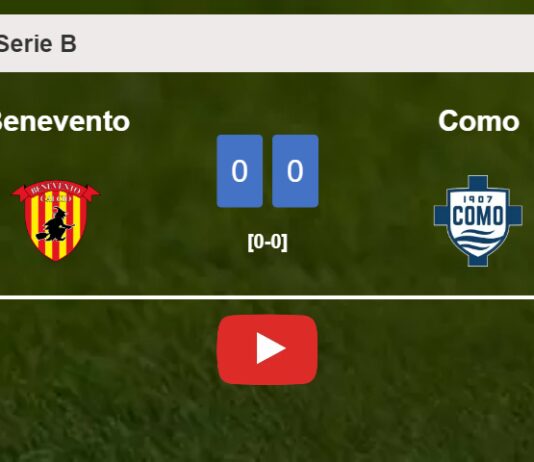 Benevento draws 0-0 with Como on Saturday. HIGHLIGHTS