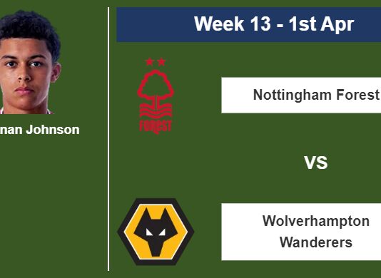 FANTASY PREMIER LEAGUE. Brennan Johnson statistics before facing Wolverhampton Wanderers on Saturday 1st of April for the 13th week.