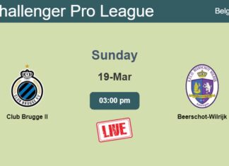 How to watch Club Brugge II vs. Beerschot-Wilrijk on live stream and at what time