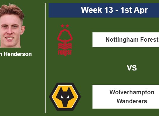 FANTASY PREMIER LEAGUE. Dean Henderson statistics before facing Wolverhampton Wanderers on Saturday 1st of April for the 13th week.