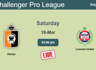 How to watch Deinze vs. Lommel United on live stream and at what time