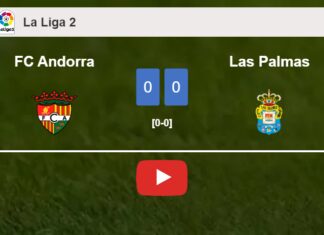 FC Andorra stops Las Palmas with a 0-0 draw. HIGHLIGHTS