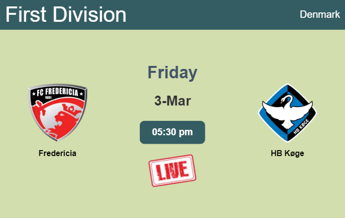 How to watch Fredericia vs. HB Køge on live stream and at what time