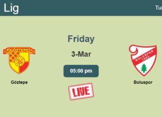 How to watch Göztepe vs. Boluspor on live stream and at what time