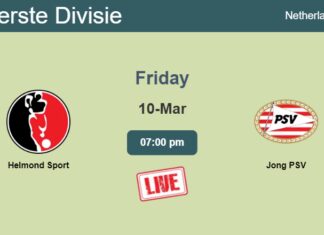 How to watch Helmond Sport vs. Jong PSV on live stream and at what time
