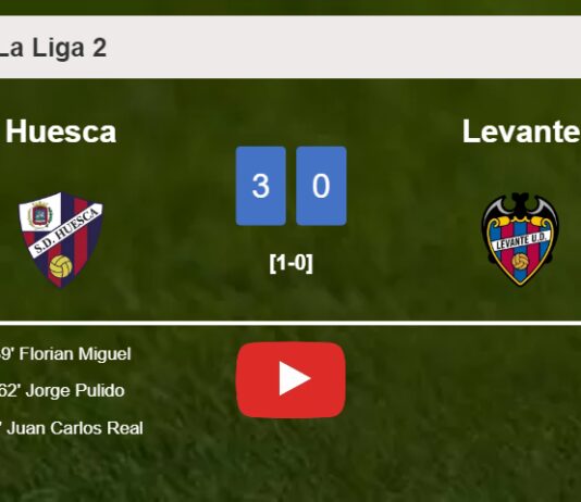 Huesca defeats Levante 3-0. HIGHLIGHTS