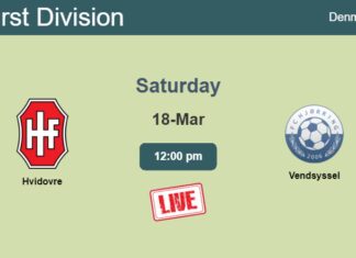 How to watch Hvidovre vs. Vendsyssel on live stream and at what time