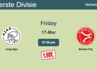 How to watch Jong Ajax vs. Almere City on live stream and at what time