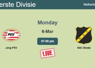 How to watch Jong PSV vs. NAC Breda on live stream and at what time