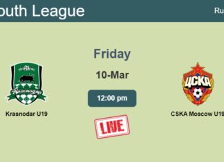 How to watch Krasnodar U19 vs. CSKA Moscow U19 on live stream and at what time