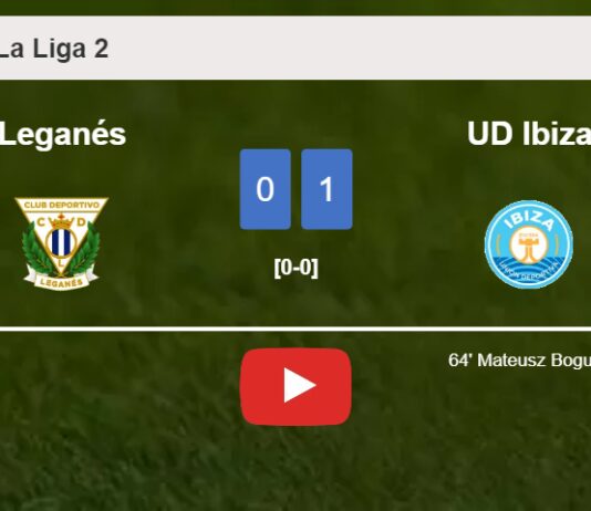 UD Ibiza beats Leganés 1-0 with a goal scored by M. Bogusz. HIGHLIGHTS