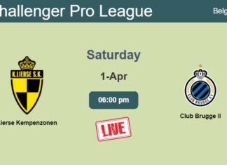 How to watch Lierse Kempenzonen vs. Club Brugge II on live stream and at what time