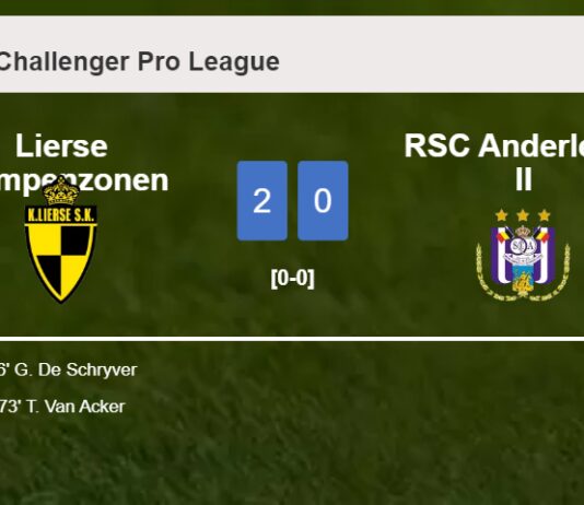 Lierse Kempenzonen beats RSC Anderlecht II 2-0 on Saturday