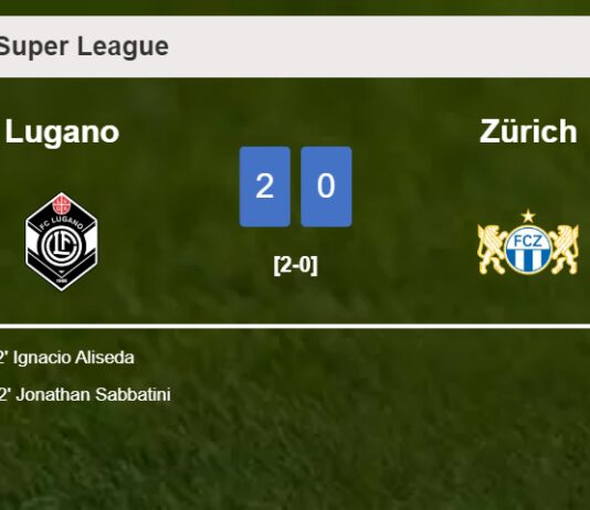 Lugano overcomes Zürich 2-0 on Saturday