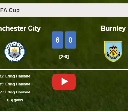 Manchester City estinguishes Burnley 6-0 with a superb match. HIGHLIGHTS