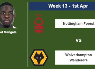 FANTASY PREMIER LEAGUE. Orel Mangala statistics before facing Wolverhampton Wanderers on Saturday 1st of April for the 13th week.