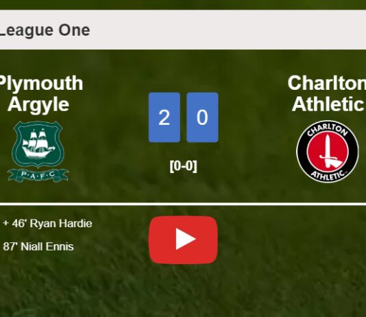 Plymouth Argyle surprises Charlton Athletic with a 2-0 win. HIGHLIGHTS