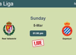 How to watch Real Valladolid vs. Espanyol on live stream and at what time