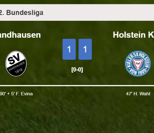 Sandhausen snatches a draw against Holstein Kiel
