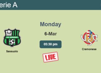 How to watch Sassuolo vs. Cremonese on live stream and at what time