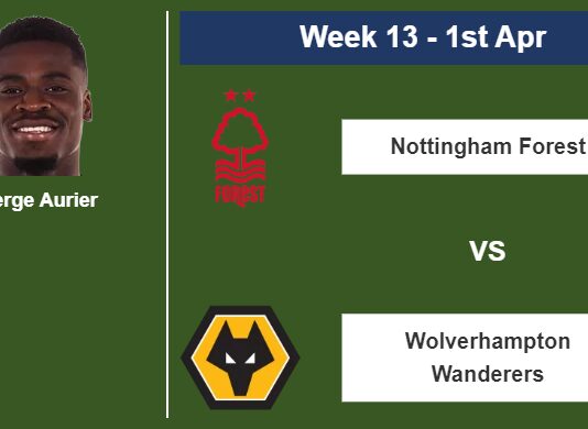 FANTASY PREMIER LEAGUE. Serge Aurier statistics before facing Wolverhampton Wanderers on Saturday 1st of April for the 13th week.
