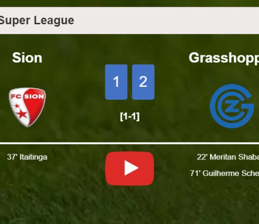 Grasshopper beats Sion 2-1. HIGHLIGHTS
