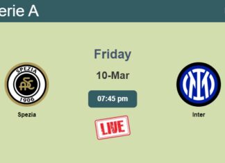 How to watch Spezia vs. Inter on live stream and at what time