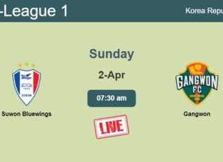 How to watch Suwon Bluewings vs. Gangwon on live stream and at what time