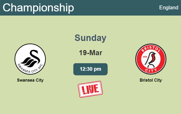 How to watch Swansea City vs. Bristol City on live stream and at what time