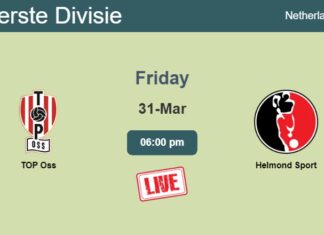 How to watch TOP Oss vs. Helmond Sport on live stream and at what time