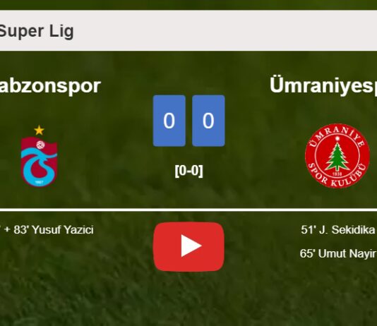 Ümraniyespor tops Trabzonspor 2-1. HIGHLIGHTS