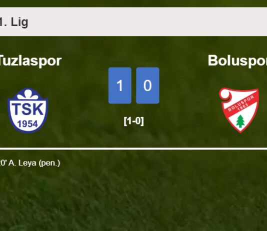 Tuzlaspor beats Boluspor 1-0 with a goal scored by A. Leya