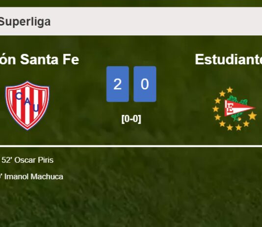 Unión Santa Fe defeats Estudiantes 2-0 on Friday