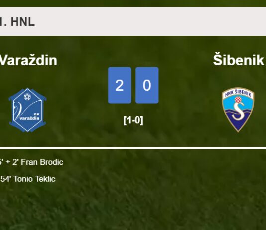 Varaždin tops Šibenik 2-0 on Saturday