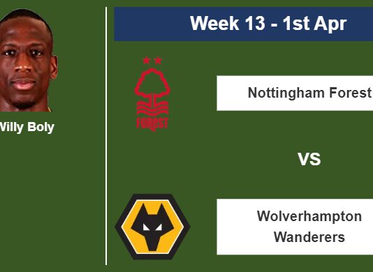 FANTASY PREMIER LEAGUE. Willy Boly statistics before facing Wolverhampton Wanderers on Saturday 1st of April for the 13th week.