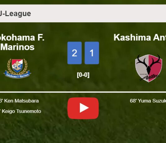 Yokohama F. Marinos overcomes Kashima Antlers 2-1. HIGHLIGHTS