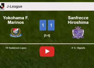 Yokohama F. Marinos and Sanfrecce Hiroshima draw 1-1 on Friday. HIGHLIGHTS