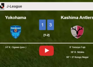 Kashima Antlers defeats Yokohama 3-1. HIGHLIGHTS