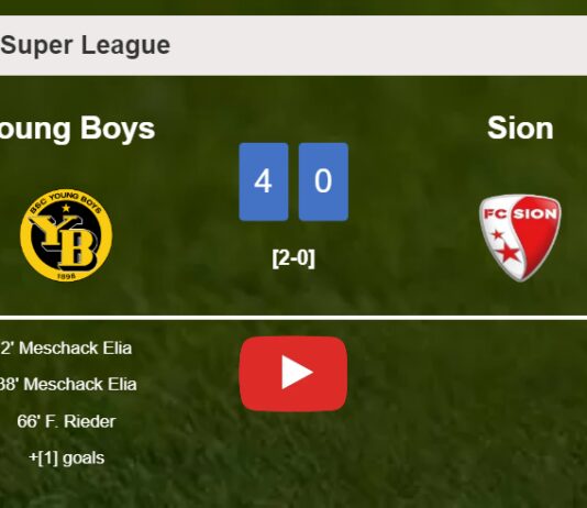 Young Boys estinguishes Sion 4-0 with a superb performance. HIGHLIGHTS