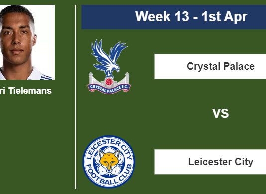 FANTASY PREMIER LEAGUE. Youri Tielemans statistics before facing Crystal Palace on Saturday 1st of April for the 13th week.