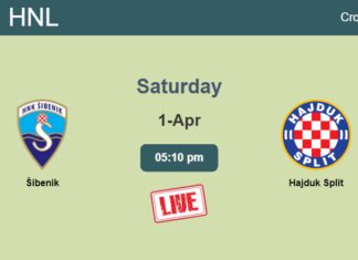 How to watch Šibenik vs. Hajduk Split on live stream and at what time