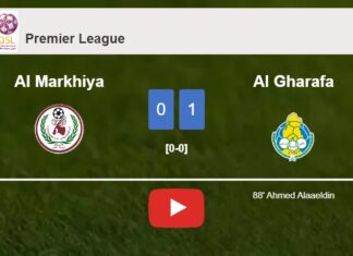 Al Gharafa overcomes Al Markhiya 1-0 with a late goal scored by A. Alaaeldin. HIGHLIGHTS