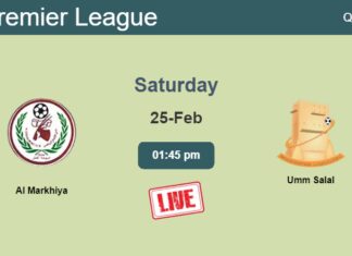How to watch Al Markhiya vs. Umm Salal on live stream and at what time
