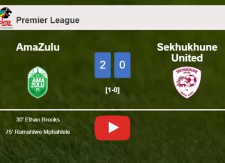 AmaZulu prevails over Sekhukhune United 2-0 on Saturday. HIGHLIGHTS
