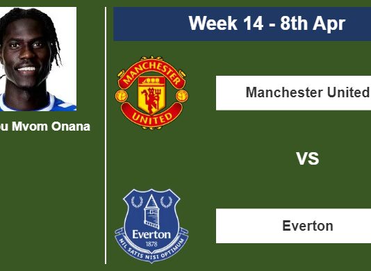 FANTASY PREMIER LEAGUE. Amadou Mvom Onana statistics before facing Manchester United on Saturday 8th of April for the 14th week.
