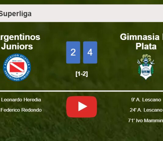 Gimnasia La Plata beats Argentinos Juniors 4-2. HIGHLIGHTS
